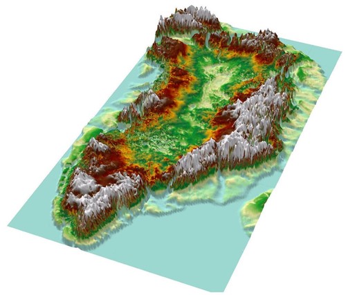 Greenland Topographic Map